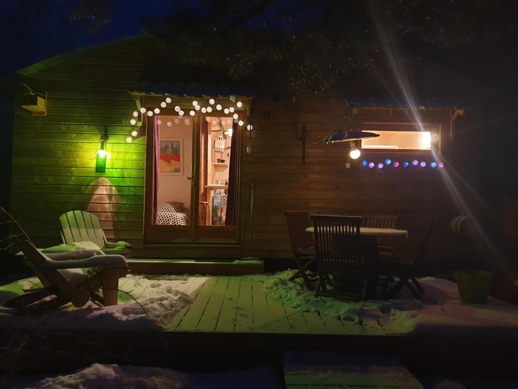 Chalet Grenouille Domaine De La Mamounette Champclause Esterno foto