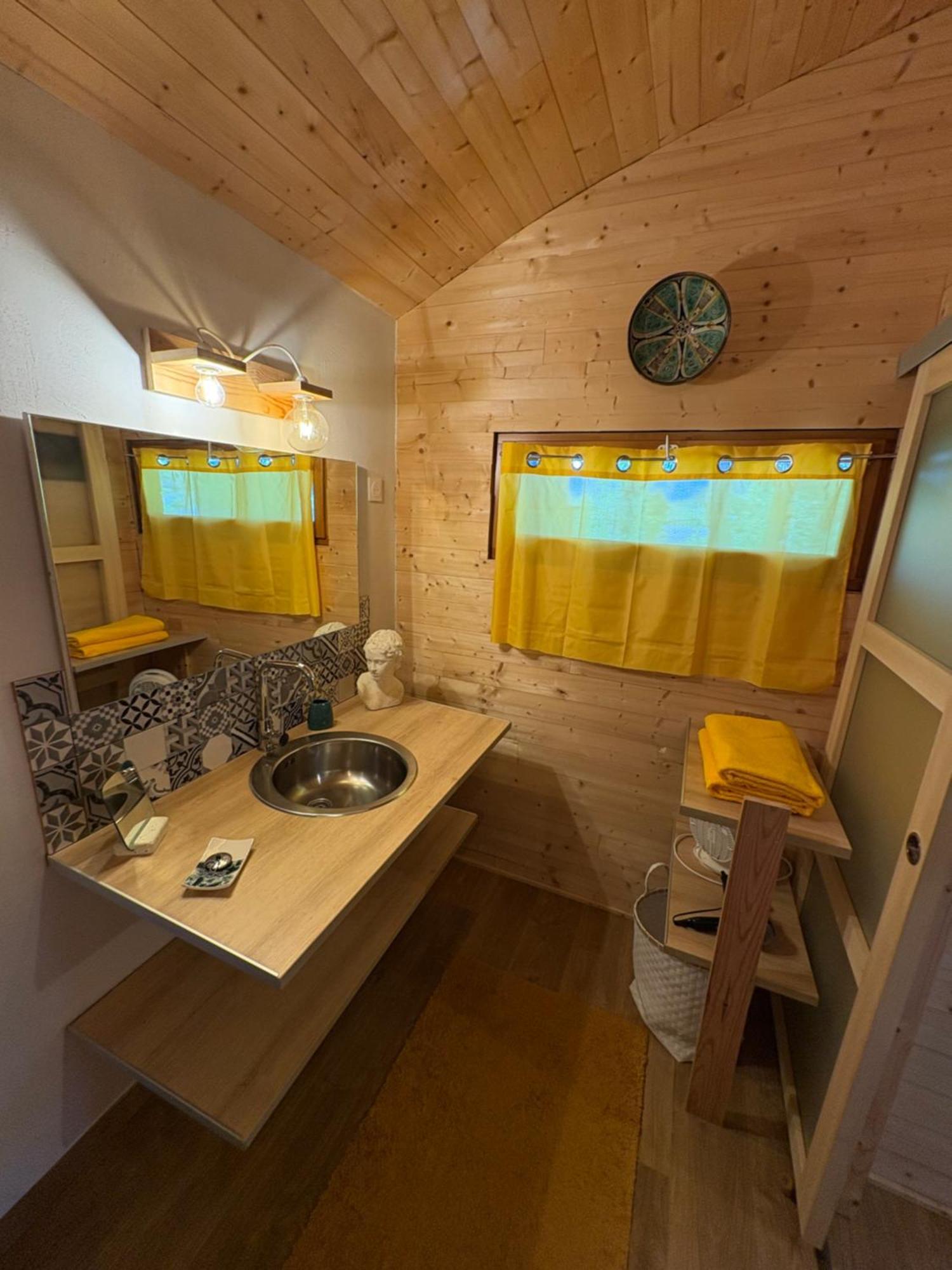 Chalet Grenouille Domaine De La Mamounette Champclause Esterno foto