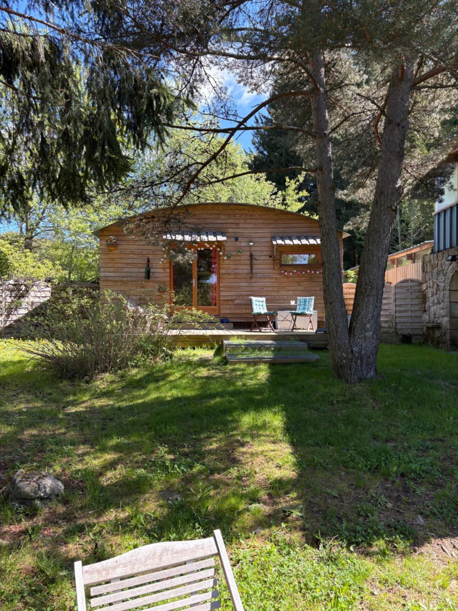 Chalet Grenouille Domaine De La Mamounette Champclause Esterno foto